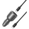 Ugreen EC705 cargador de coche, USB + 2x USB-C, 130 W, con cable de 1 m 5 A