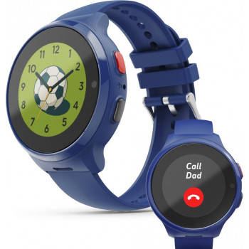 Hama 00178669 smartwatch para niños con GPS, botón SOS y función de llamadas, azul