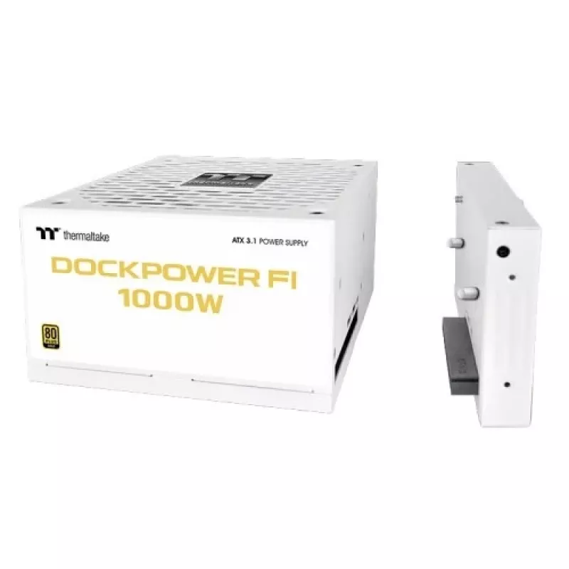 Thermaltake Dockpower FI 1000W fuente de alimentación para PC, 80 PLUS Gold, blanca