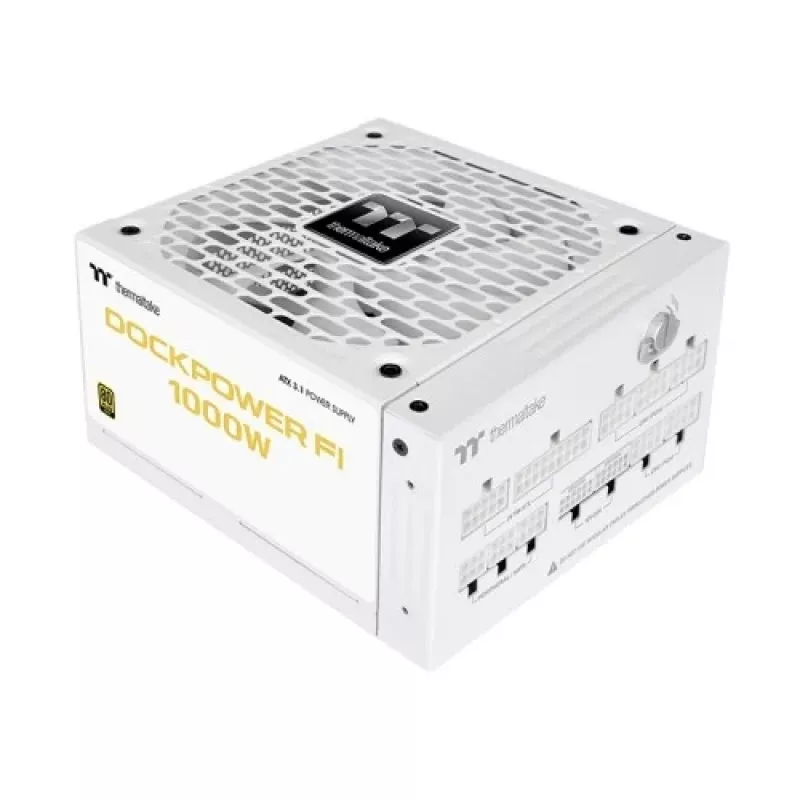 Thermaltake Dockpower FI 1000W fuente de alimentación para PC, 80 PLUS Gold, blanca