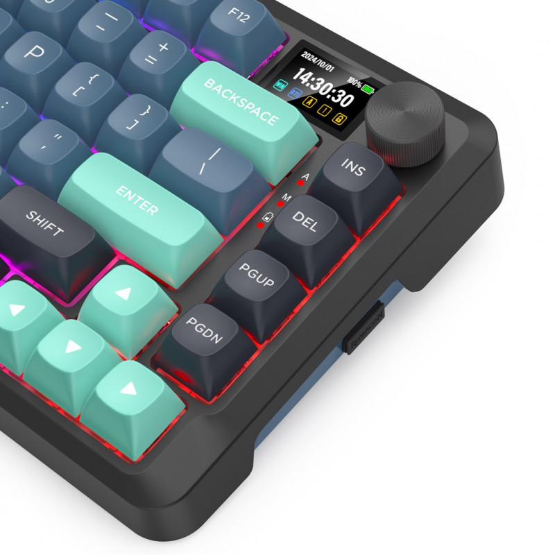 Redragon K724GBG-RGB-PRO Behemoth teclado gaming, 75%, RGB