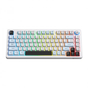 ONIKUMA MT501 teclado gaming, 75%, blanco
