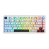 ONIKUMA MT501 teclado gaming, 75%, blanco