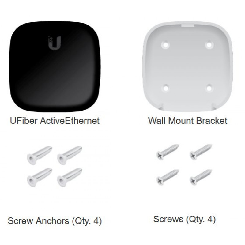 Ubiquiti UF-AE UFiber convertidor de medios, 1x SFP, 1x RJ45 1000 Mbps