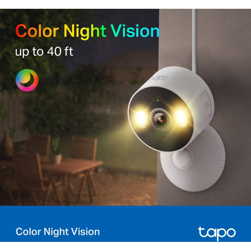 TP-Link Tapo C113 cámara de seguridad Wi-Fi, para interior y exterior, 3 MP