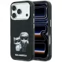 Funda Karl Lagerfeld KF003184 Smooth Karl & Choupette Bodies Sketch MagSafe para iPhone 18 Pro Max / 17 Pro Max, negra