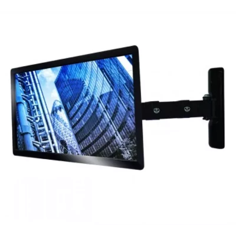 B-Tech BT7514/PB soporte de pared para pantallas planas con un brazo (VESA 200), negro piano