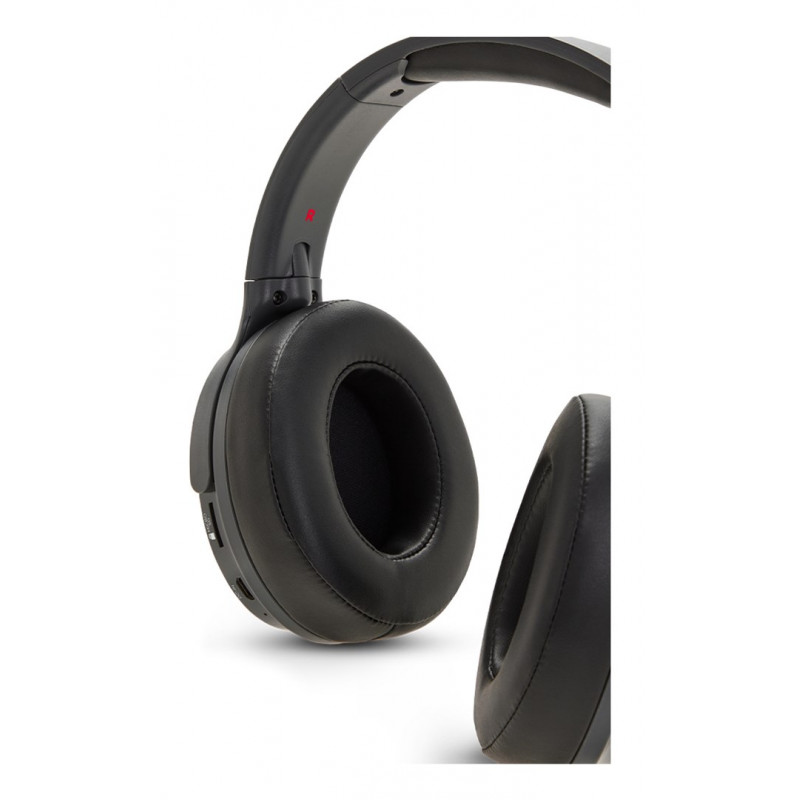 Aiwa HST-250BT auriculares inalámbricos, grises, con micrófono, 3,5 mm, Bluetooth 5.0
