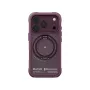Funda Skinarma Atlas con MagSafe y soporte giratorio para iPhone 18 Pro / 17 Pro, burdeos