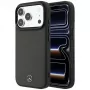 Funda Mercedes Leather Mesh with Bow Line MagSafe para iPhone 18 Pro / 17 Pro, antracita