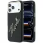 Karl Lagerfeld KF003312 Smooth Big Resin Signature Logo funda para iPhone 18 Pro Max / 17 Pro Max, negra