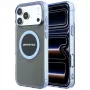 Mercedes AMG00121 AMG IML Transparent Bicolor Block MagSafe funda para iPhone 18 Pro Max / 17 Pro Max, negra/azul