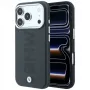 BMW Sign Centered Deboss MagSafe funda para iPhone 18 Pro Max / 17 Pro Max, gris