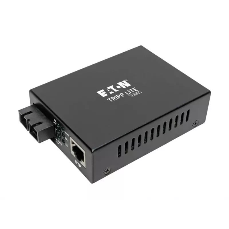Tripp Lite N785-INT-SC-SM convertidor de medios Gigabit de fibra monomodo a Ethernet, 10/100/1000, SC, 1310 nm, 20 km