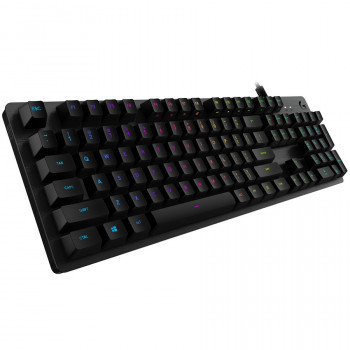 Logitech G512 teclado gaming mecánico, LIGHTSYNC, con cable, distribución nórdica