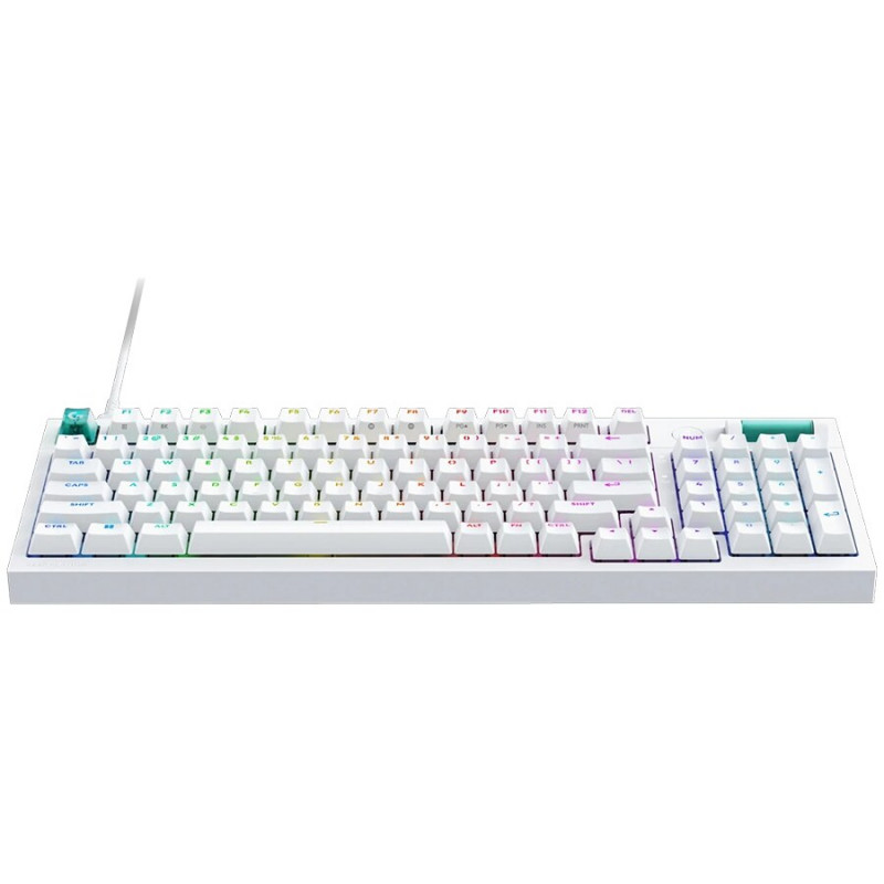 Logitech G316 X 75 teclado gaming mecánico, táctil, blanco, US International