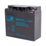 MPL Power Elektro MW Power MW 20-12 batería para SAI, de plomo-ácido AGM, sin mantenimiento, 12 V 20 Ah, negra