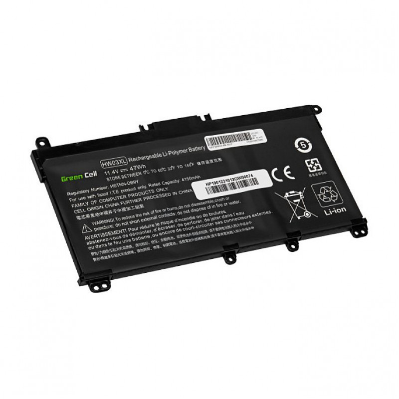 Green Cell GC-HP190 batería para portátil HP, 11,4 V, 4150 mAh