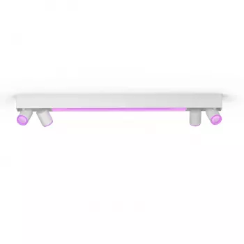Philips Hue White & Color Ambiance Centris Spot, foco de 4 luces, 4200 lm, blanco
