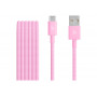 Apple cable trenzado de USB-A a USB-C, 1,5 m, rosa