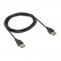Akyga AK-USB-06 cable USB 2.0, USB-A (hembra) / USB-A (hembra), 1,8 m, negro