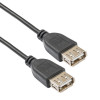 Akyga AK-USB-06 cable USB 2.0, USB-A (hembra) / USB-A (hembra), 1,8 m, negro