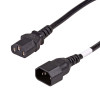 Akyga AK-PC-111A CCA cable alargador de alimentación, 3x0,5 mm², IEC C13 / IEC C14, 5 m, negro