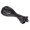 Akyga AK-PC-111A CCA cable alargador de alimentación, 3x0,5 mm², IEC C13 / IEC C14, 5 m, negro