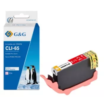G&G cartucho de tinta compatible con Canon CLI-65PM (12,7 ml), magenta foto