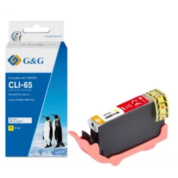 G&G cartucho de tinta compatible con Canon CLI-65Y (12,7 ml), amarillo