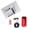 AIWA R-22RD radio de bolsillo con auriculares, roja
