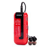 AIWA R-22RD radio de bolsillo con auriculares, roja