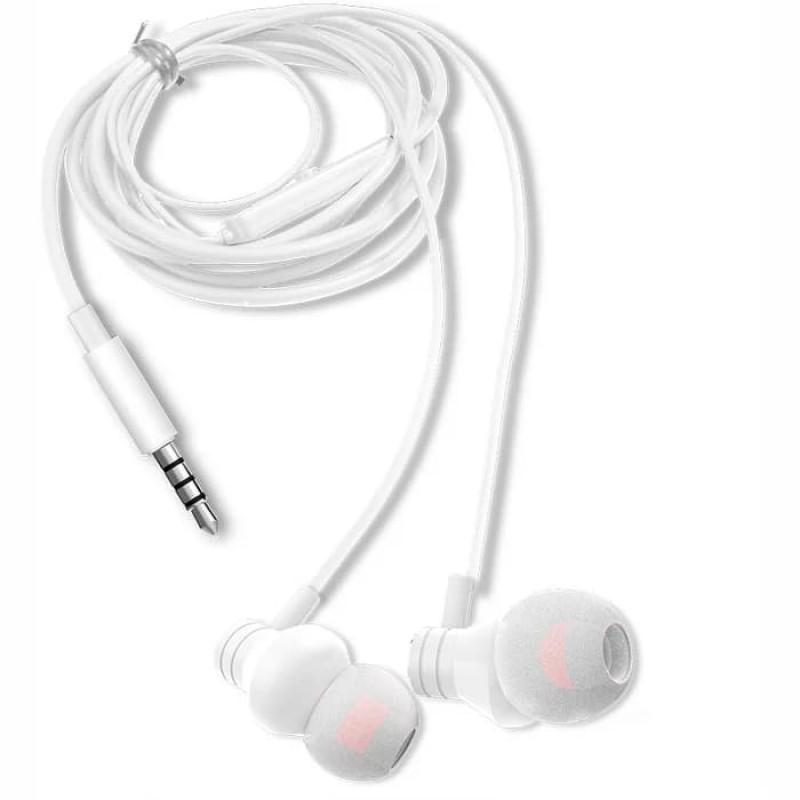 AIWA ESTM-50WT auriculares estéreo intraurales con micrófono, blancos