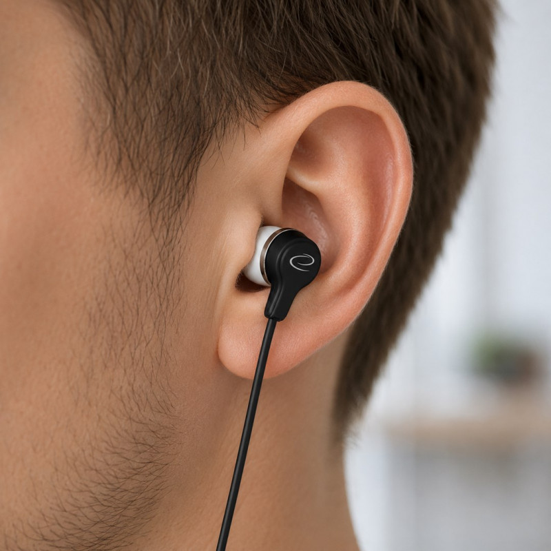 Esperanza EH147W auriculares intraurales con cable, blancos