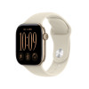 Apple Watch Series 12 GPS + Cellular 42 mm reloj inteligente, caja de aluminio dorado claro, correa deportiva arena, M/L, MJG34ZR/A