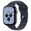 Apple Watch Series 12 GPS + Cellular 46 mm, caja de cerámica azul noche, correa deportiva azul marino, M/L