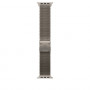 Apple MK0E4ZM/A correa Milanese Loop de titanio para Apple Watch, 49 mm, titanio natural, Large