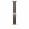 Apple MK0E4ZM/A correa Milanese Loop de titanio para Apple Watch, 49 mm, titanio natural, Large