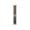 Apple MK0E4ZM/A correa Milanese Loop de titanio para Apple Watch, 49 mm, titanio natural, Large