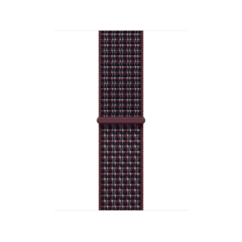 Apple MK7R4ZM/A Sport Loop correa de reloj, 40 mm, burdeos a cuadros