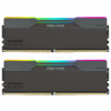 Kit de memoria Klevv Cras V RGB KD5AGUA80-64B300G DDR5-6400 CL30 de 32 GB (2 x 16 GB), negro