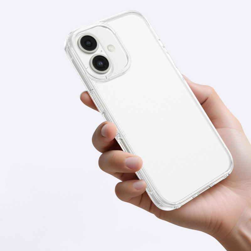AmazingThing Minimal Case funda para iPhone 16 Plus, transparente