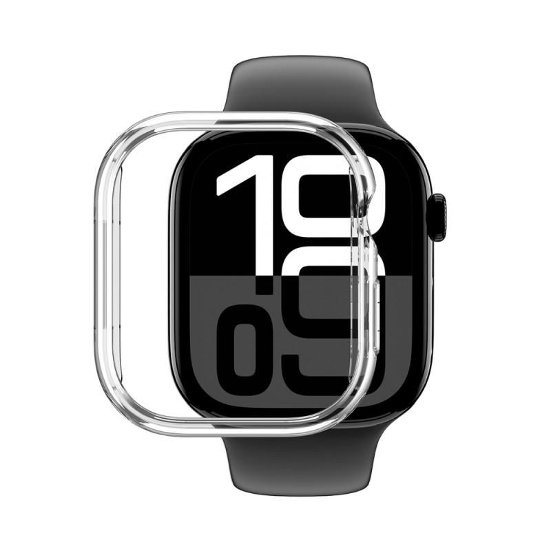 AmazingThing Minimal Case funda protectora para Apple Watch 46 mm, transparente