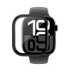 AmazingThing Radix Glass funda protectora para Apple Watch 42 mm, cristal templado, negra