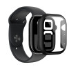 AmazingThing Radix Glass funda protectora para Apple Watch 42 mm, cristal templado, negra