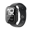 AmazingThing Radix Glass funda protectora para Apple Watch 42 mm, cristal templado, negra