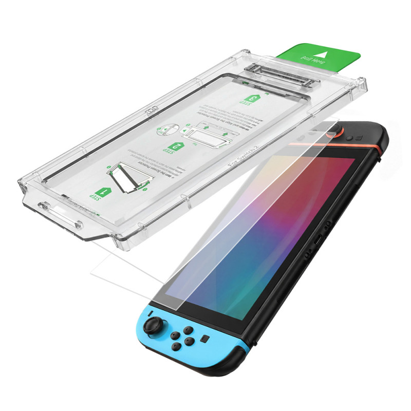 AmazingThing Radix Full Glass cristal templado para Nintendo Switch 2 (2 uds.)