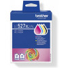 Brother LC527XLVAL value pack de cartuchos de tinta (4 uds.), alto rendimiento, negro, amarillo, cian, magenta