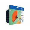 Brother LC129XLVALBP value pack de cartuchos de tinta (4 uds.), negro, cian, magenta, amarillo, blíster