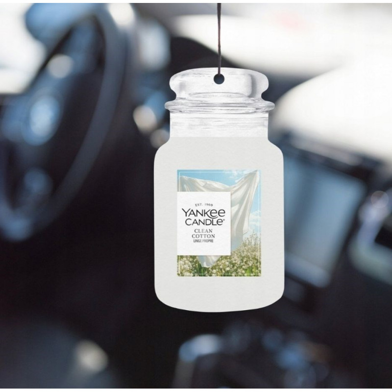 Yankee Candle Clean Cotton ambientador de coche para colgar